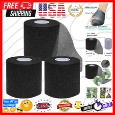 Latex-Free Athletic Pre Wrap Tape - 3 Rolls, Gentle Foam Underwrap for Comfort