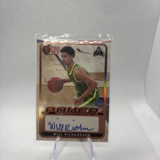 2021-22 Leaf Pro Set Power Basketball - Will Richardson - Bronze ARC Auto