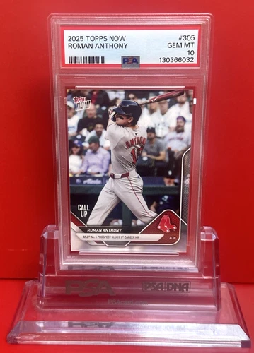 Roman Anthony PSA 10 ! (RC) 2025 Topps Now - Call-Up ! ⚾️
