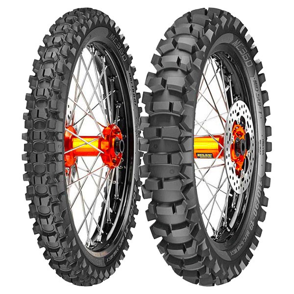 TYRE PAIR METZELER 90/90-21 MC360 MID H MST + 100/90-19 MC360 MID H MST DOT22