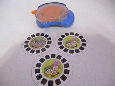View-Master-3D Viewer-Fisher Price-2002-3 Odd Parents-Reels -Vintage-Works