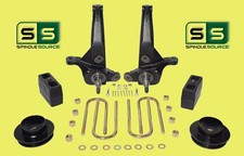 6.5 4 Lift Kit Spindles Spacers Blocks U-bolts For 01-09 Ford Ranger 2wd