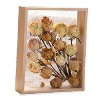 Wooden Dried Flower Photo Frame,Shadow Box Frame 8 x 10 Shadowbox Display Case