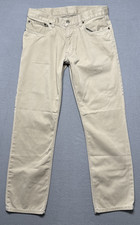 Polo Ralph Lauren 650 Pants Mens Sz 32x32 Tan Chino Straight Preppy Minimalist