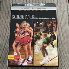 BRING IT ON 25TH ANNIVERSARY EDITION 4K ULTRA HD + BLU-RAY + SLIPCOVER  New