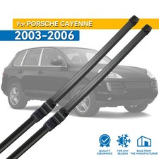 Pair of Front Windshield Blades Wiper For Porsche Cayenne 03-07 26''+26'' Brush