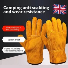 1 Pair Fireproof Work Safety Glove Anti-Heat Welder Gloves Welding Hand Tools