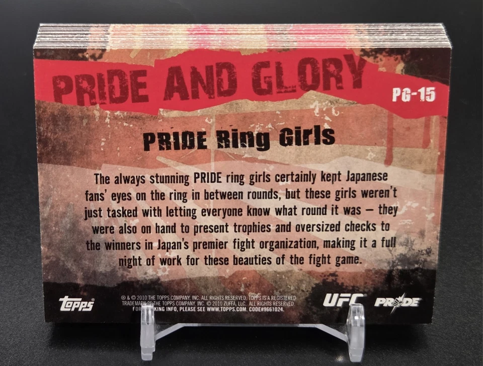 Topps UFC 2010 serie 4 orgullo y gloria juego completo de inserciones (15) total 🔥  Foto 2 de 4