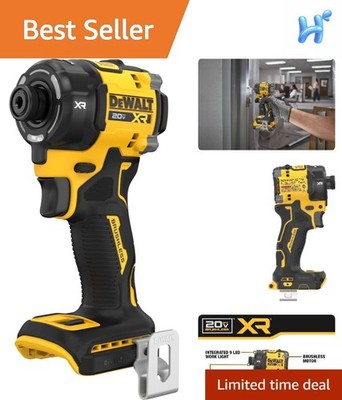 20V MAX 1/4 Inch Hydraulic Impact Driver,Quiet, Brushless Cordless XR Extreme...