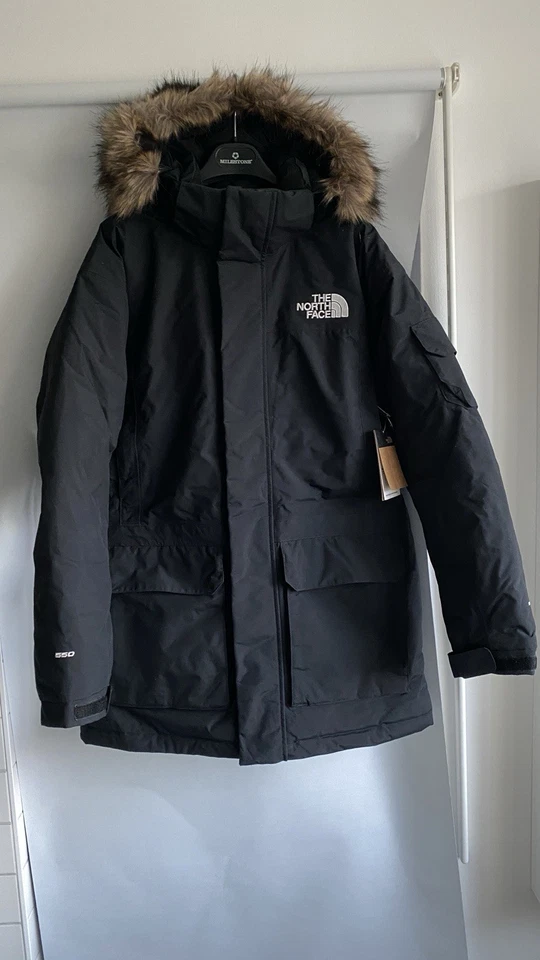 The North Face TNF McMurdo Parka für Herren Winter Mantel Jacke Schwarz Daunen - Bild 4 von 4