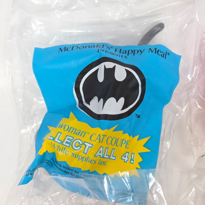 VINTAGE 1991 McDONALDS HAPPY MEAL TOYS BATMAN COMPLETE SET OF 4