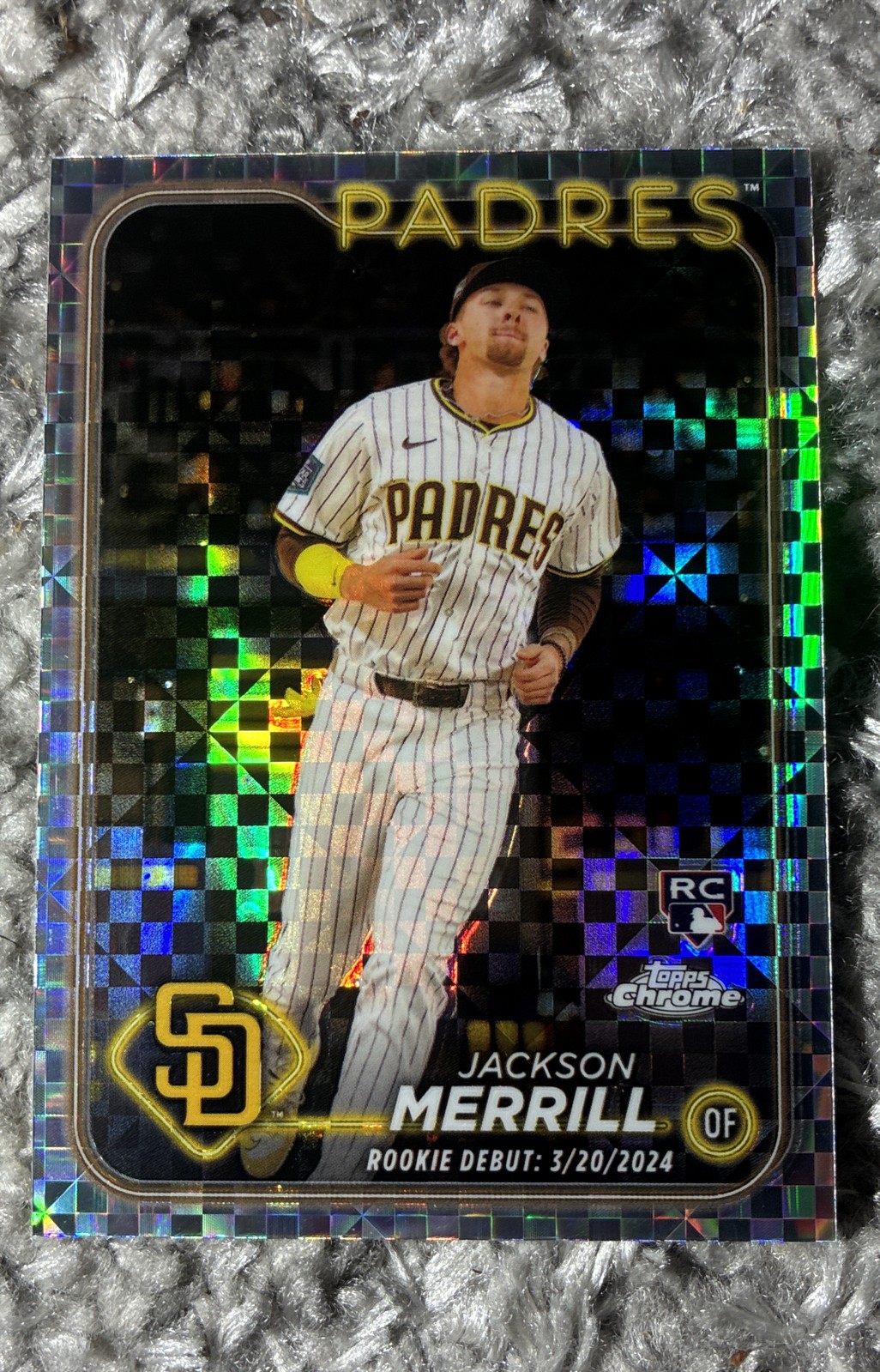 2024 Topps Chrome Update Series - Rookie Debut Jackson Merrill #USC57 X-Fractor