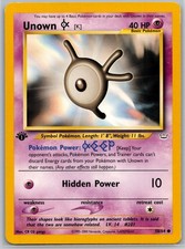 Unown [K] 58/64 Common Neo Revelation Pokemon 1st Edition Moderately Played on eBay