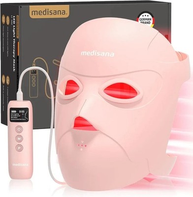 Medisana 3D Red Light Therapy Face Mask 336 LED 630nm Red/830nm NIR/415nm Blue