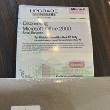 Microsoft Office 2000 Small Business Upgrade with Product Key Sealed
