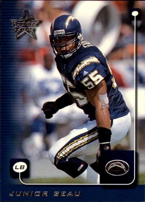 1999 Leaf Rookies and Stars #157 Junior Seau - FB