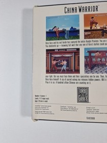 China Warrior NEC TurboGrafx 16 TurboDuo Hu Card Game COMPLETE IN BOX