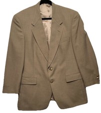 Jack Nicklaus Blazer Size 43R Tournament Series Union Made Khaki Gold Button Vtg