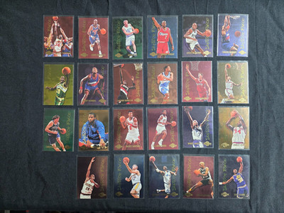 23 cards. 1994-95 SkyBox SkyTech Force basketball trading cards