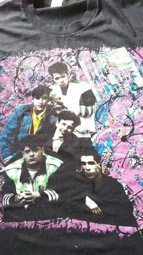 NEW KIDS ON THE BLOCK Printed T shirt Used In Japan Vintage vintage concert t-shirt, vintage, single stitch, B+ condition