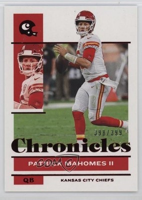 2021 Panini Chronicles Red /399 Patrick Mahomes II #54 e0o