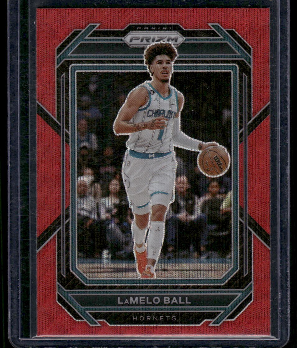2022-23 Panini Prizm #150 LaMelo Ball Prizms Ruby Wave