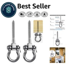 Versatile Heavy Duty Swing Hanger Set - Supports 3600lbs, Quick Install