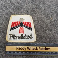 Vintage Firebird Patch Car Auto Pontiac 80s Stained AA1