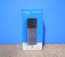 Ring Battery Doorbell 2nd GEN Retinal Vision 2K 6X Zoom Speckled Gray