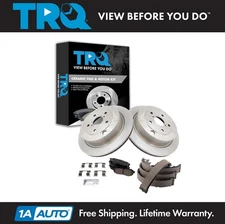 TRQ Rear Brake Pad & Rotor Kit For 2006-2007 Subaru B9 Tribeca 2008-2014 Tribeca
