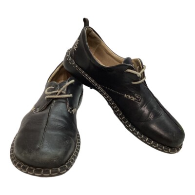 Josef Seidel - Black Leather Lindsay Oxford Shoe Women's EU Size 38 / Size 7.5