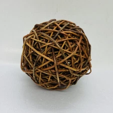 Vintage West Elm Home Decor Ball 4” Grape Root Vine Art Display 11
