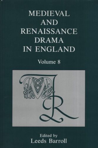 Drame médiéval et Renaissance en Angleterre - vol. 8. Edité par Leeds Barroll. Bar - Photo 1 sur 1