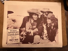 Great Adventures of Captain Kidd 1953 Columbia serial 11x14" lobby John Crawford