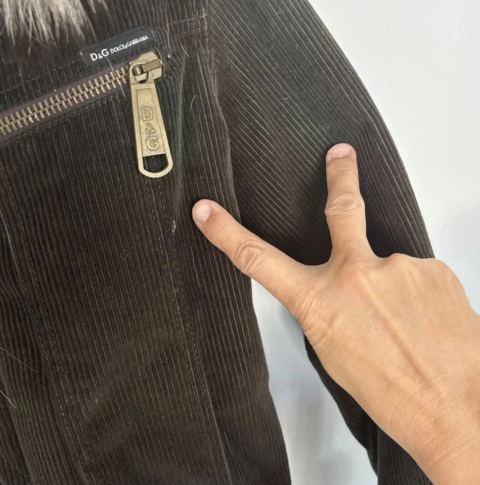 Abrigo chaqueta de piel vintage 2 DOLCE & GABBANA pasarela Foto 4 de 4