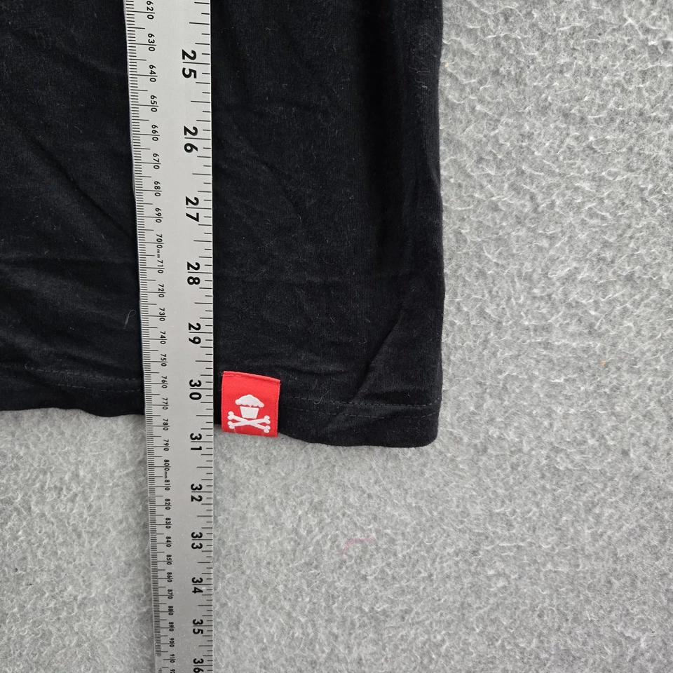 Johnny Cupcakes Men Shirt 2XL Black Graphic Print Tank Cupcake Logo Short - Image 4 of 4