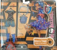 SET COMPLETO MONSTER HIGH REBECCA STEAM DELUXE NUOVO CON SCATOLA