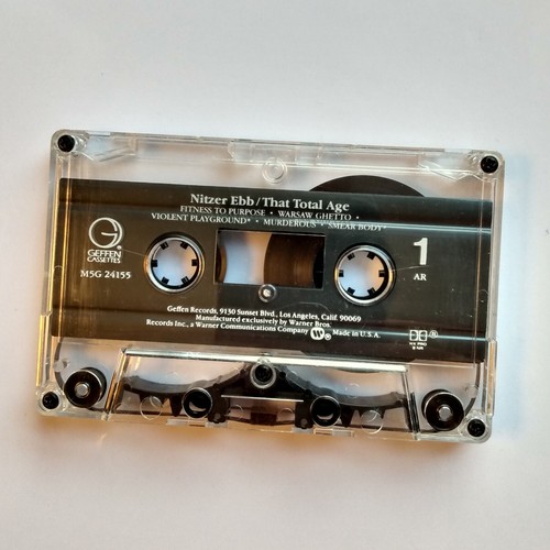 NITZER EBB: That Total Age Cassette Tape TESTED Join in the Chant Rave Dance EBM - Picture 7 of 11