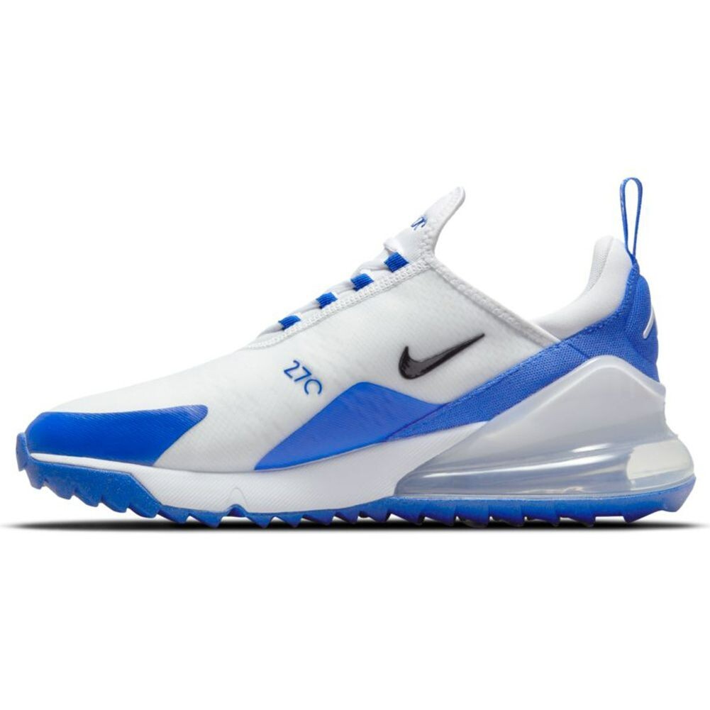 Nike Air Max 270 G Golf Shoes - White/Racer Blue - Size 11  display picture 3