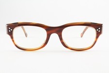 Rare Authentic LA Eyeworks PICK UP 968 50mm Brown Striped Glasses Frames Italy
