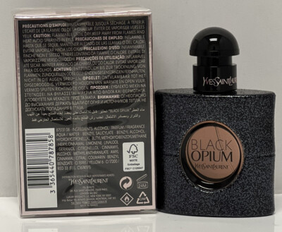 Black Opium by Yves Saint Laurent, 1.Oz 30ml Eau De Parfum Spray