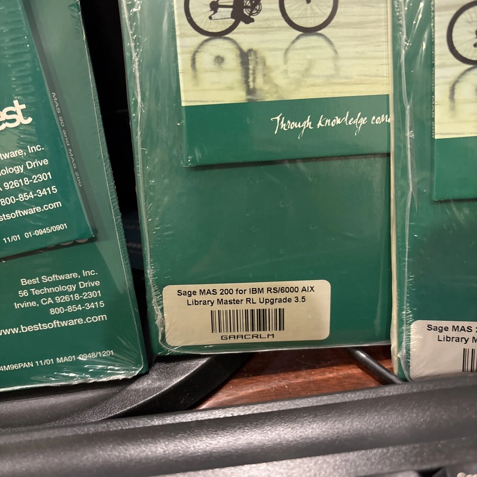 NUEVO MAS 200 LIBRARY MASTER RL 3.61 PARA SCO UNIX, IBM RS/6000 AIX, WKS, UPG Foto 4 de 4