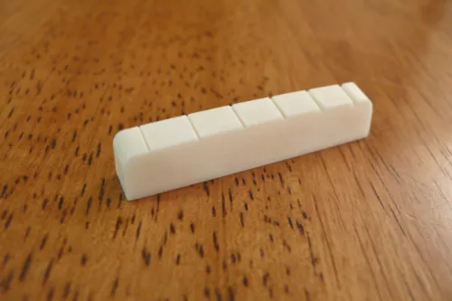 GUITAR NUT BONE SLOTTED 43MM FOR GIBSON LES PAUL EPIPHONE OR SIMILAR