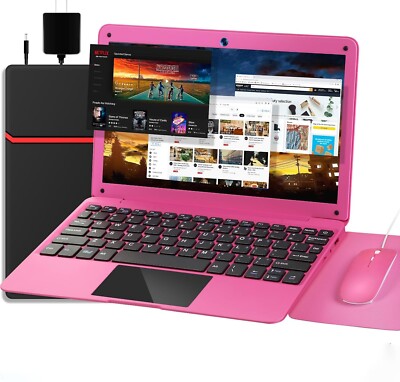 10.1 Zoll Laptop Computer Quad Core Android 12 Netbook 2GB RAM 64GB ROM für Kind