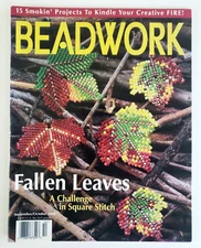Vintage Beadwork Fallen Leaves Magazine September October 2000 Volume 3 Number 5