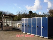 PHOTO  LOCKERS FOR BIKES CAMBORNE RAILWAY STATION LOCKERS ARE PROVIDED FOR CYCLI