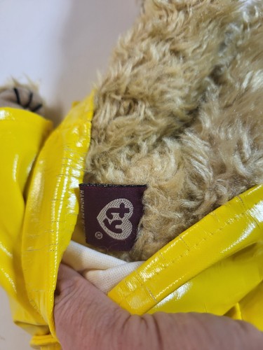 Ty Attic Treasures Gordon Bear Raincoat Year 1993 12-1/2" Tall - Picture 10 of 10