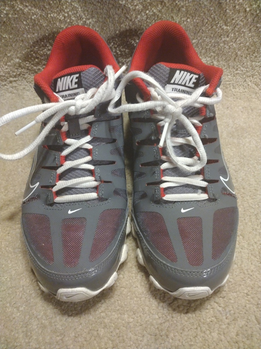 Nike Mens Reax 8 TR Gray Red Shoe Sneakers Men\'s Size 13 621716-013 Nike Reax 8 TR Shoes Men main image 2