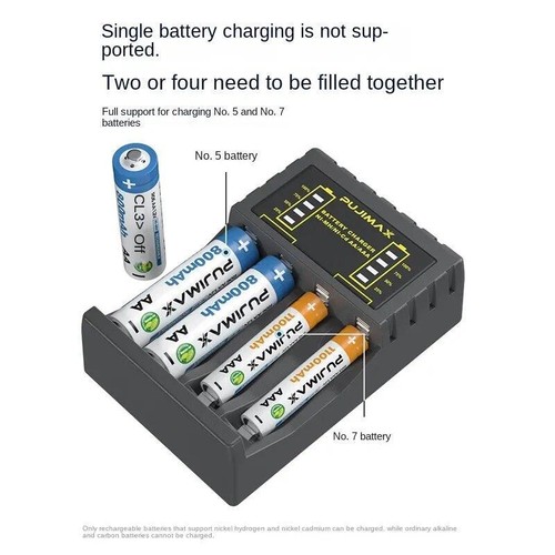 Battery Charger 4 Slot Intelligent Fast Charge with Indicator for 1.2v - Picture 18 of 24