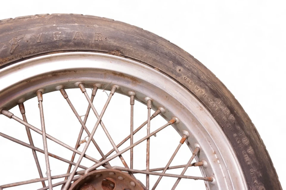 Оригинальное алюминиевое заднее колесо 1964 -69 XLCH Ironhead sportster 18 дюймов *2372 - Изображение 4 из 4